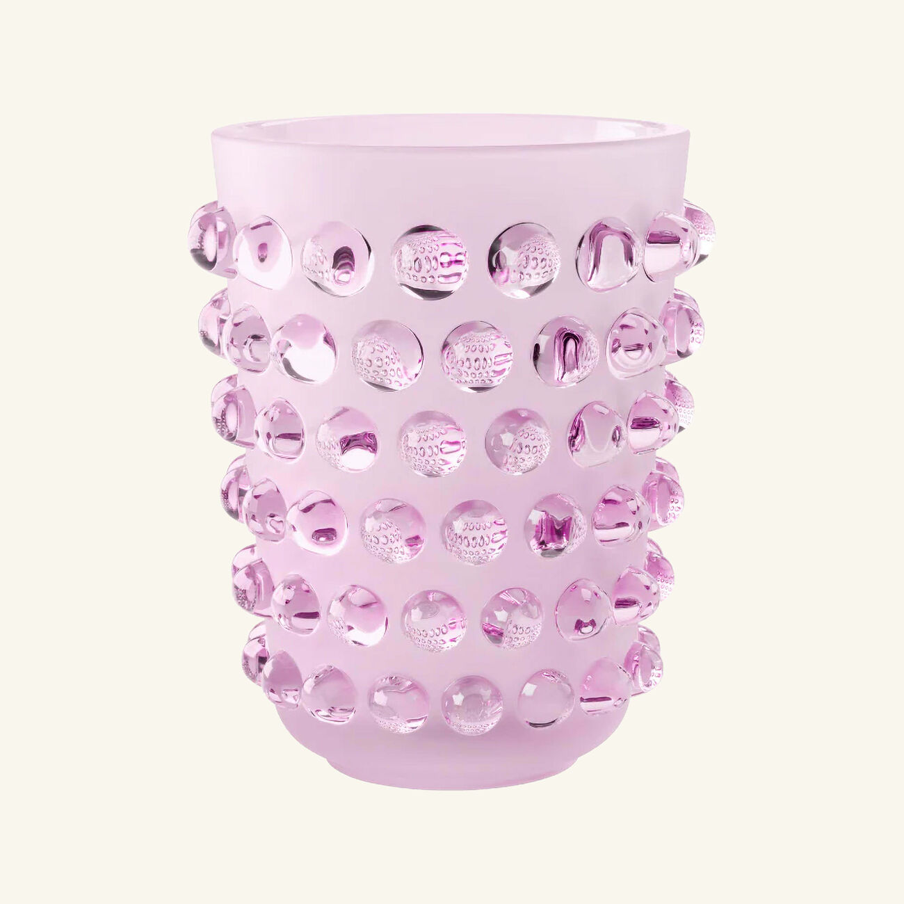 لاليك مزهرية موسي صغيرة باللون الوردي