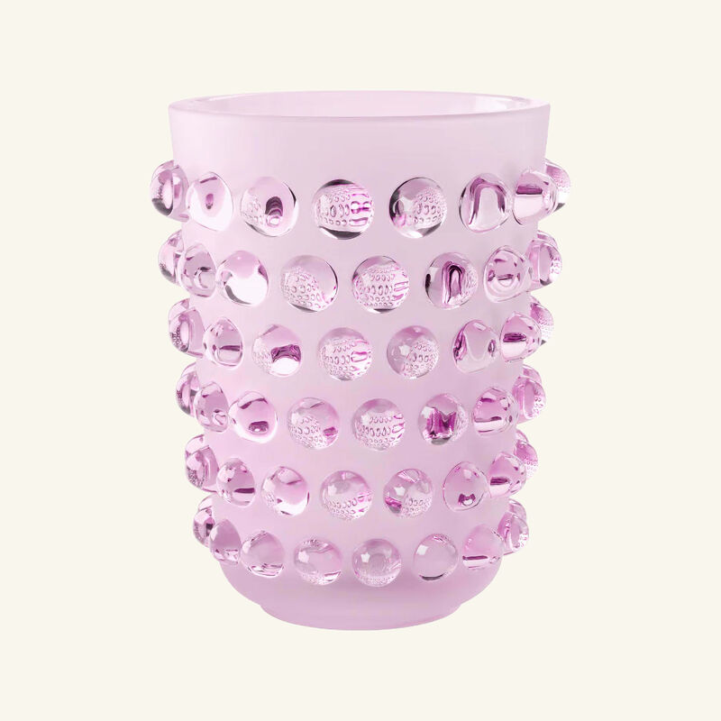 لاليك مزهرية موسي صغيرة باللون الوردي