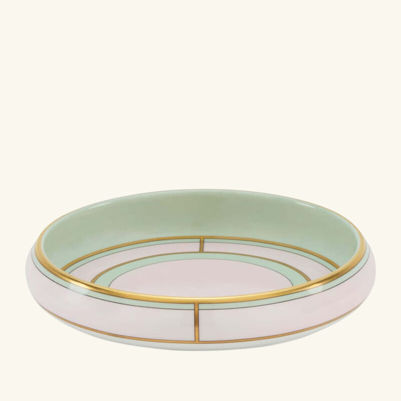 ginori 1735 diva serving platter round pink 17cm