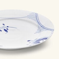 royal copenhagen blue mega 2 dinner plate round white 27cm