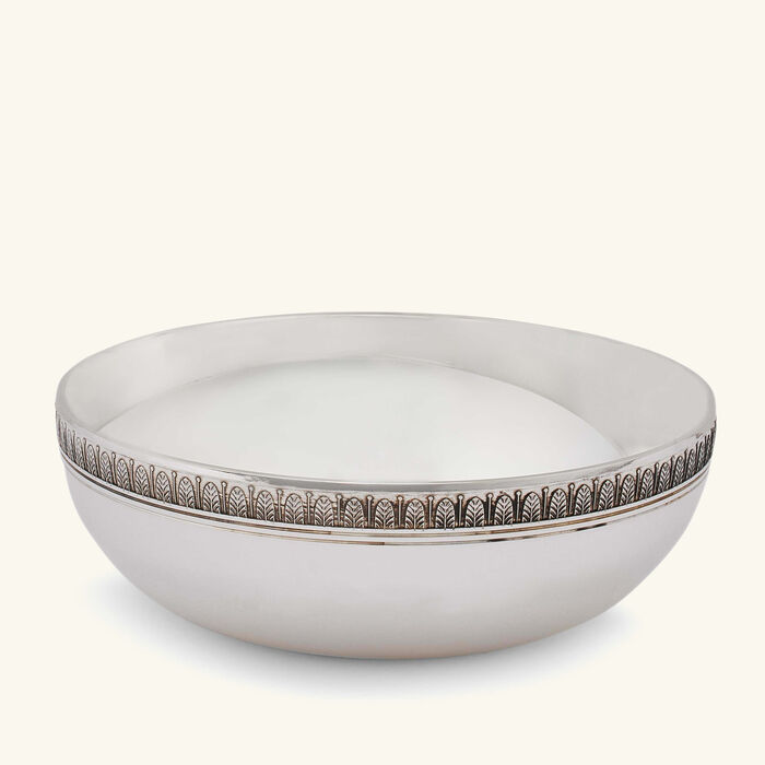 Malmaison Serving Bowl Round Silver Plated christofle malmaison serving bowl round silver plated