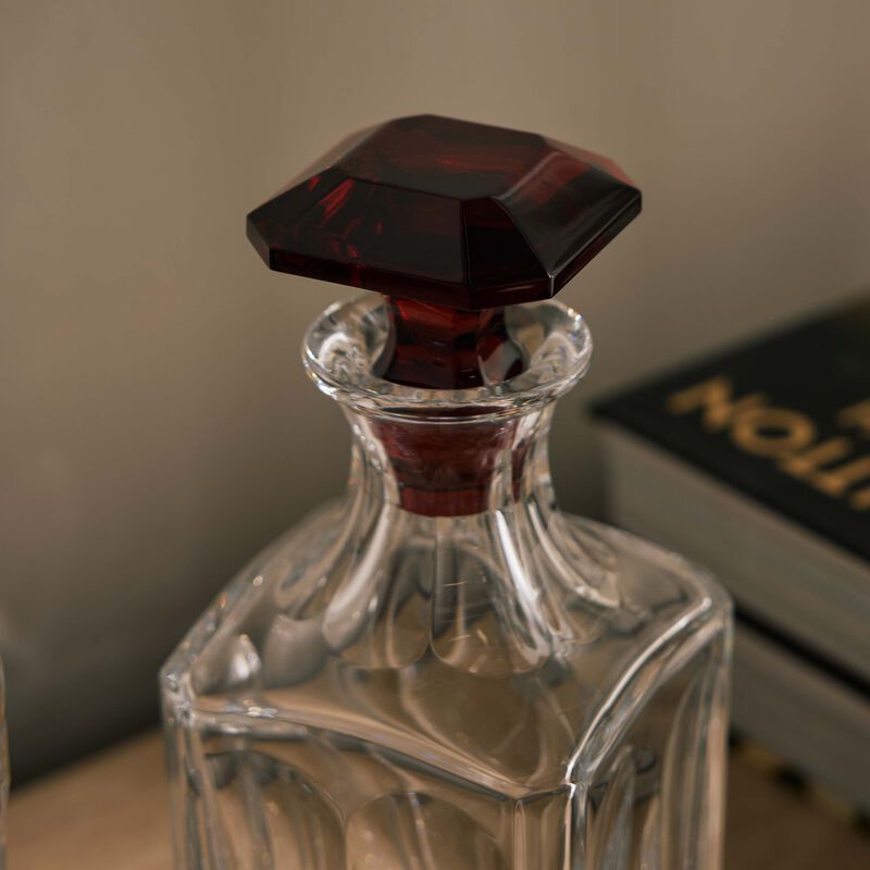 baccarat harcourt decanter red