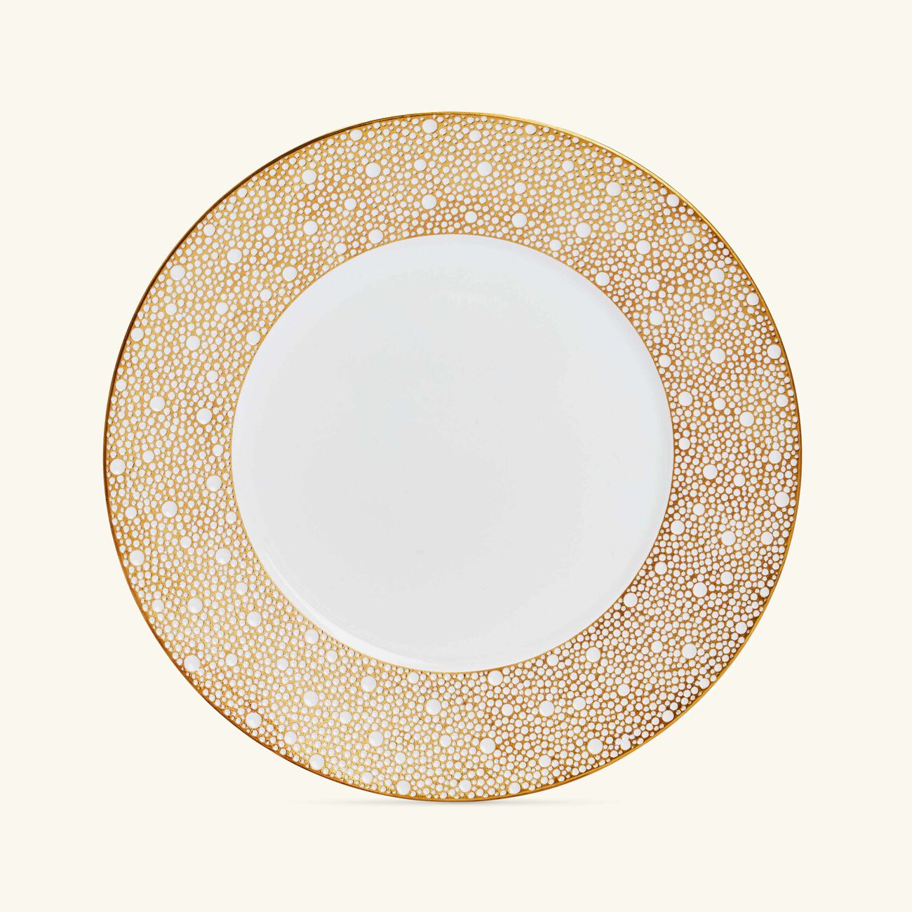 bernardaud serving platter gold 29cm