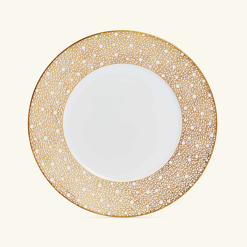 bernardaud serving platter gold 29cm