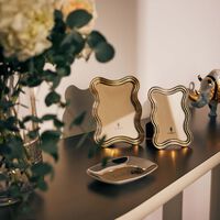 l objet ripple frame 13x 18 cm platinum
