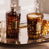 edion tobacco amber candle   diffuser set