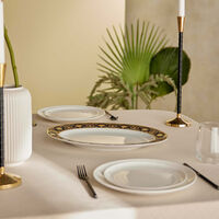 versace i love baroque nero serving platter oval black 30cm