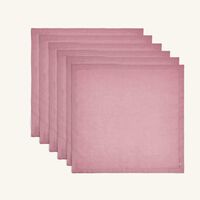 catherine denoual feliz napkin pink set of 6