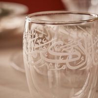 Thuluth Short Tumbler Clear Set of 3 dimlaj thuluth short tumbler clear set of 3