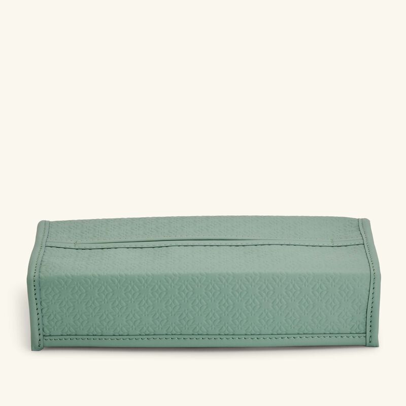 Elie Saab Monogram Tissue Holder Agata Green giobagnara elie saab monogram tissue holder agata green