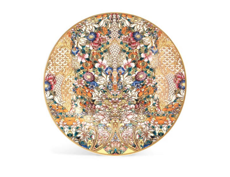 طبق الزهور الذهبية طبق الزهور الذهبية, large