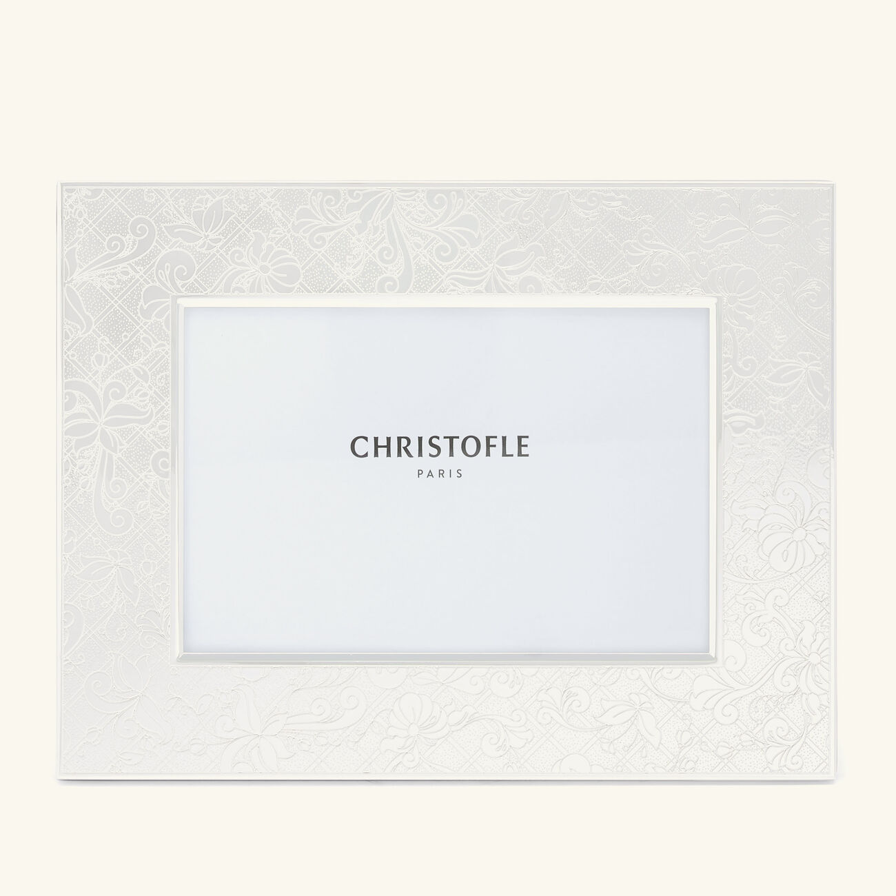 christofle jardin d eden picture frame silver 10x15cm