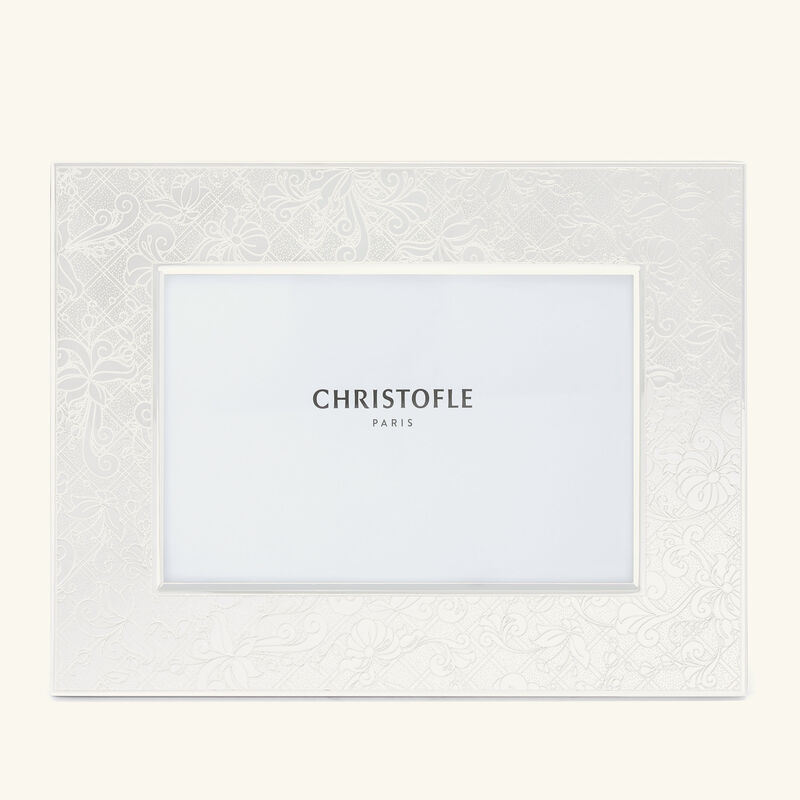 christofle jardin d eden picture frame silver 10x15cm