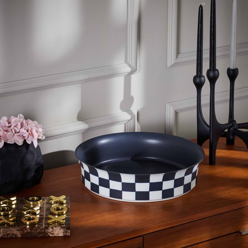 لوبجيه قطعة ديكور مركزية دامييه بيضاء