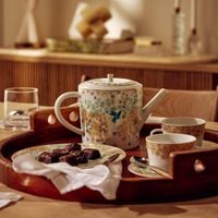 bernardaud feerie michael cailloux hot beverage server pink