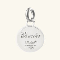 Chri-Chri Ondulations Medal Sterling Silver christofle chri chri ondulations medal sterling silver