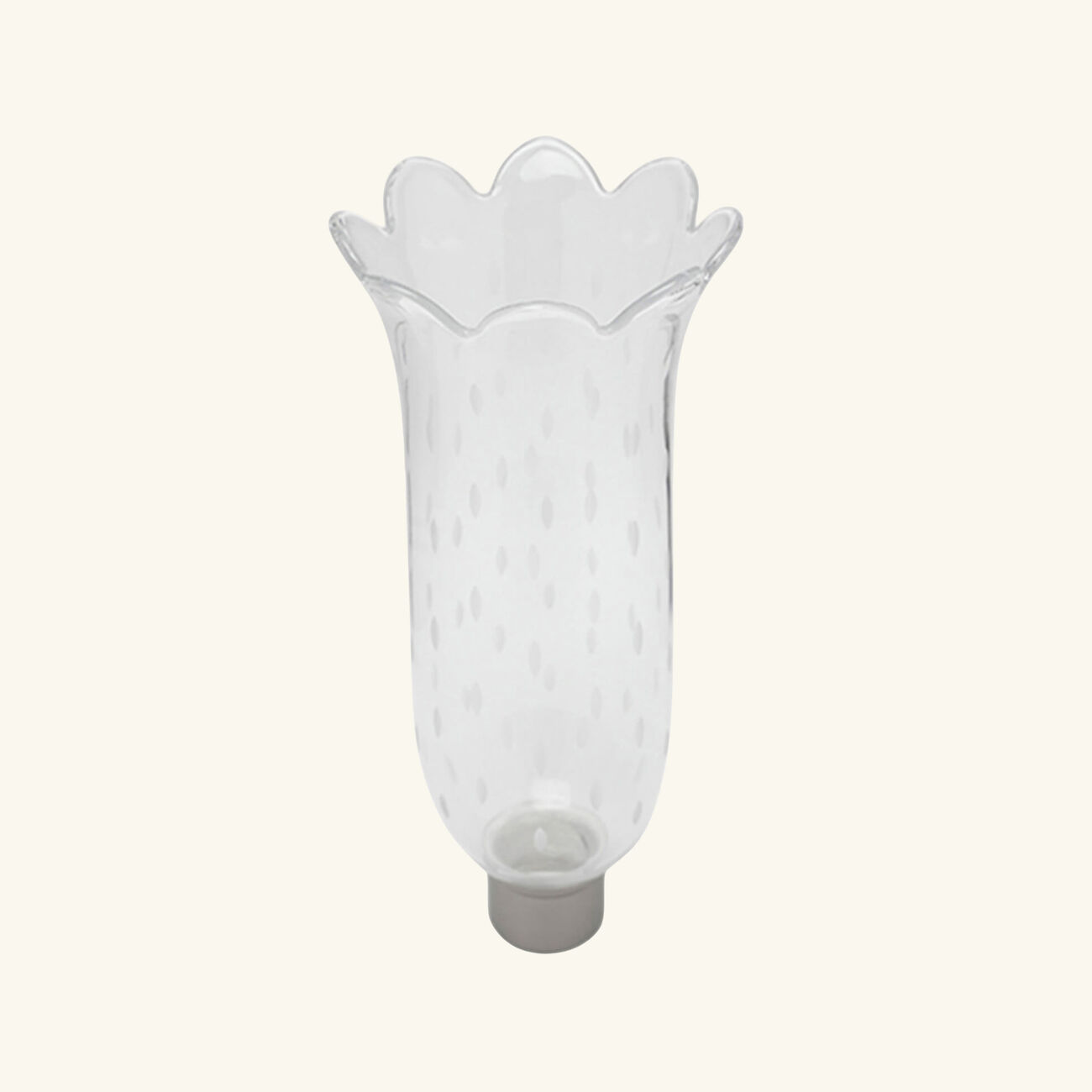 baccarat tulip hurricane shade rice grain