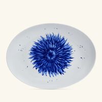 bernardaud in bloom serving platter oval blue 15cm