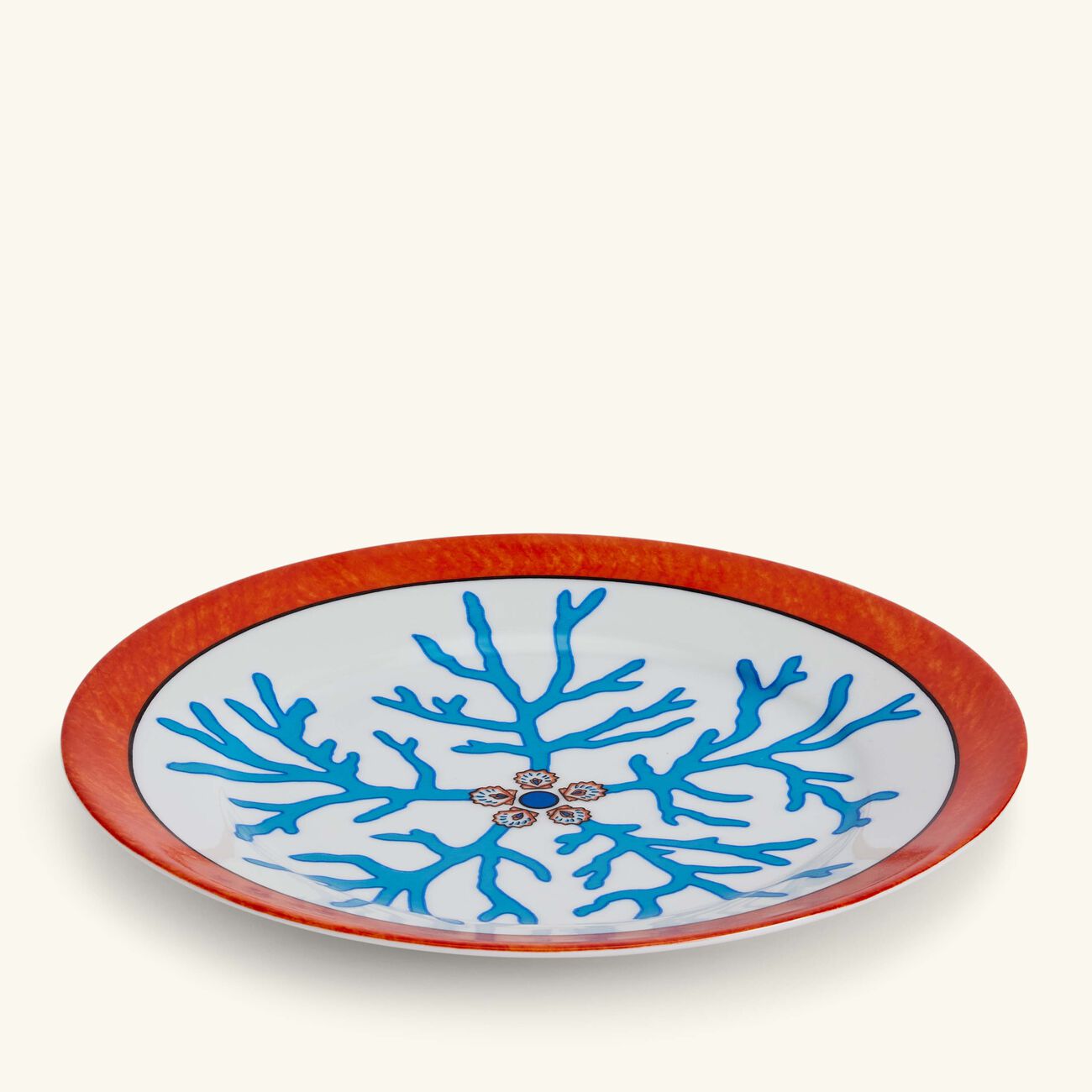 pinto paris lagon dessert plate round blue 21cm