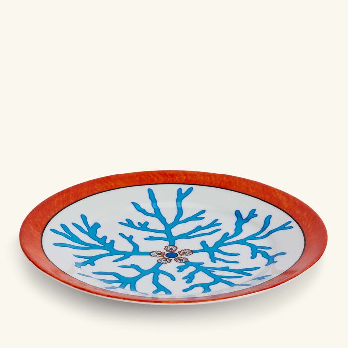 pinto paris lagon dessert plate round blue 21cm