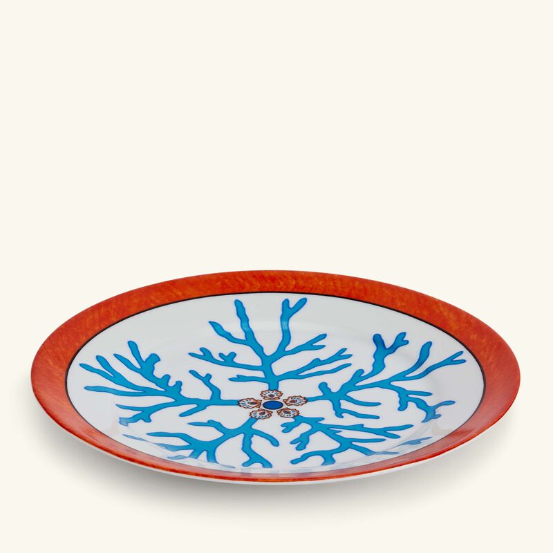 pinto paris lagon dessert plate round blue 21cm