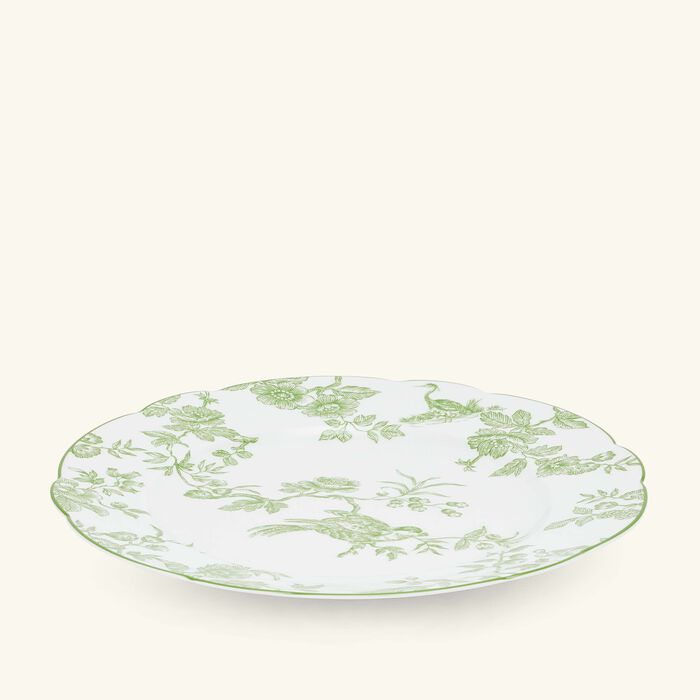 bernardaud albertine dinner plate round green 26cm