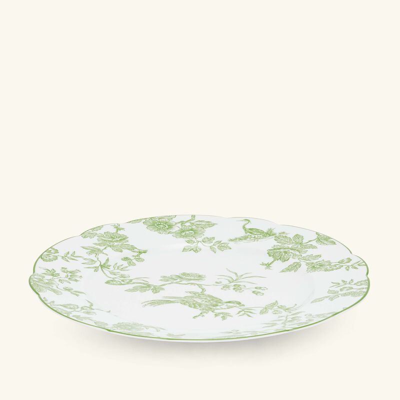bernardaud albertine dinner plate round green 26cm