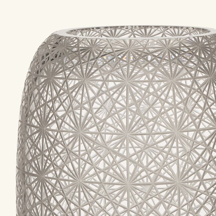 روكل مزهرية أوديت مستديرة شفافة بحجم متوسط