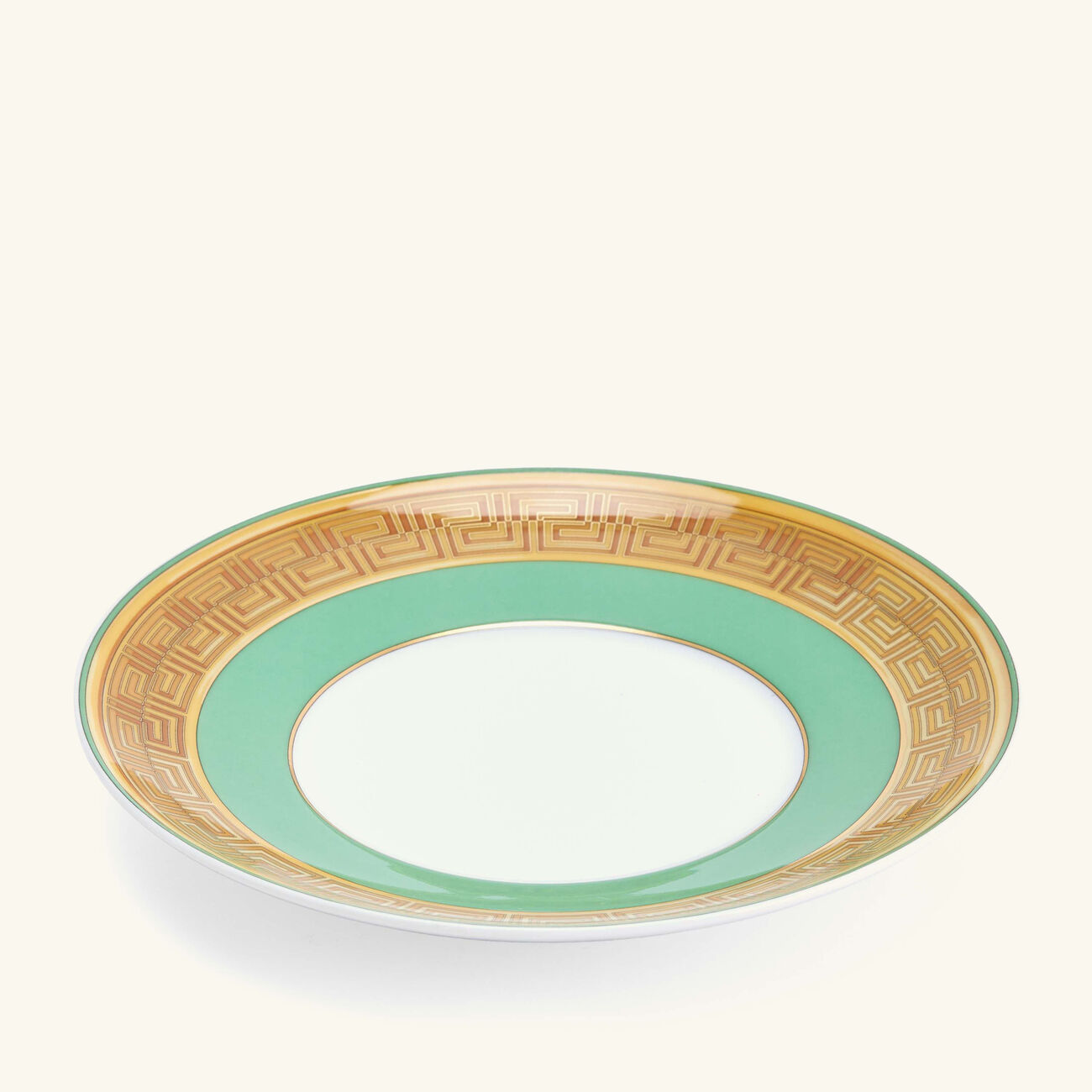 versace green coin tea cup saucer green