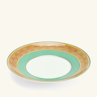 versace green coin tea cup saucer green