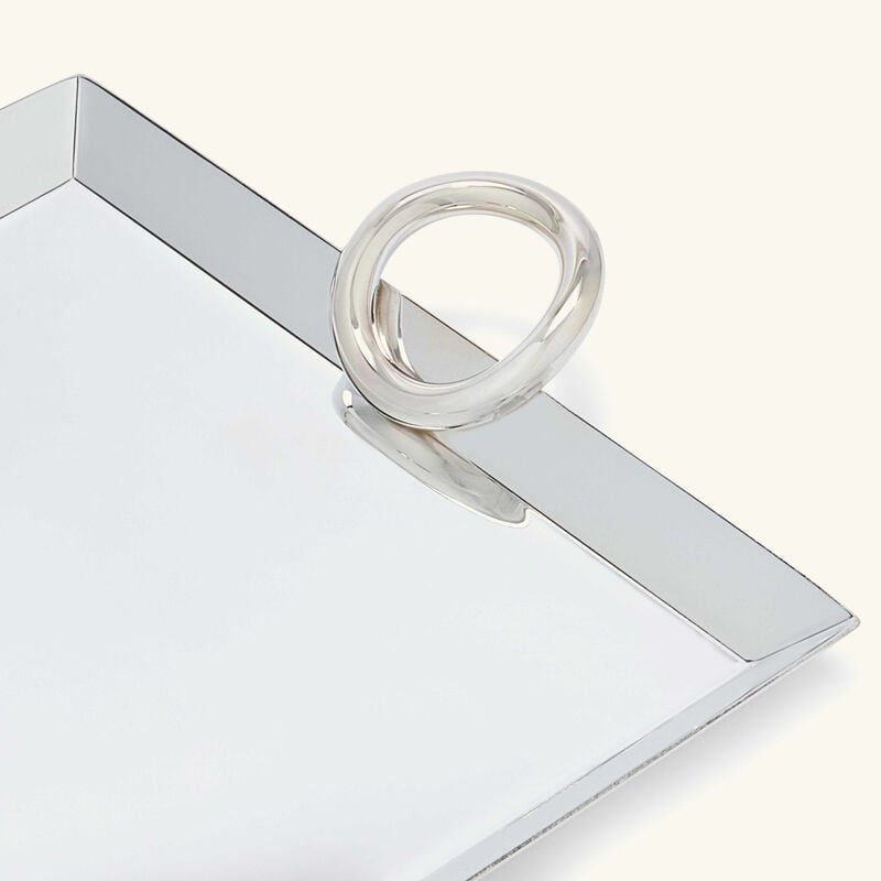 christofle vertigo mail tray silver plated