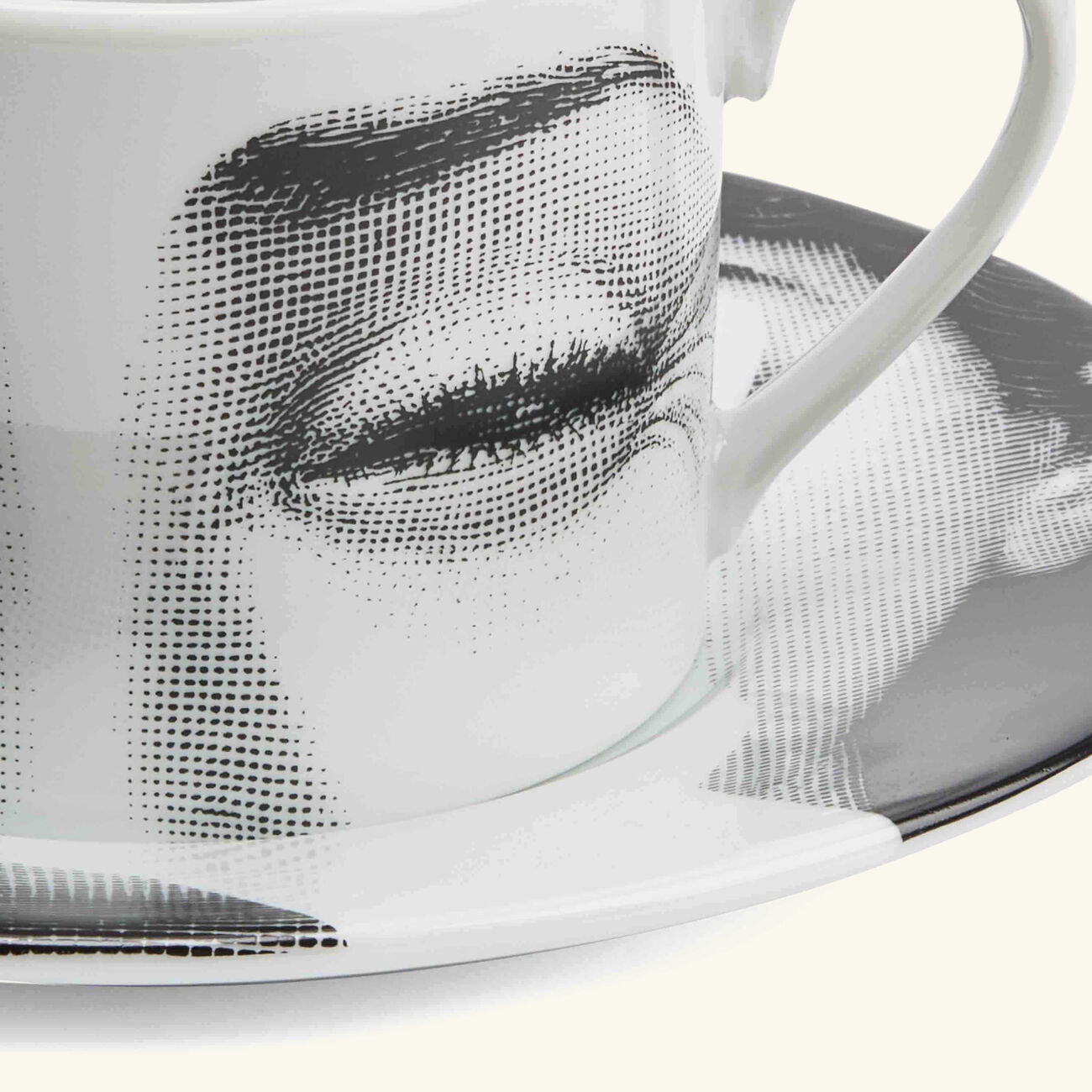 fornasetti tema e variazioni 2005 tea cup grey set of 6