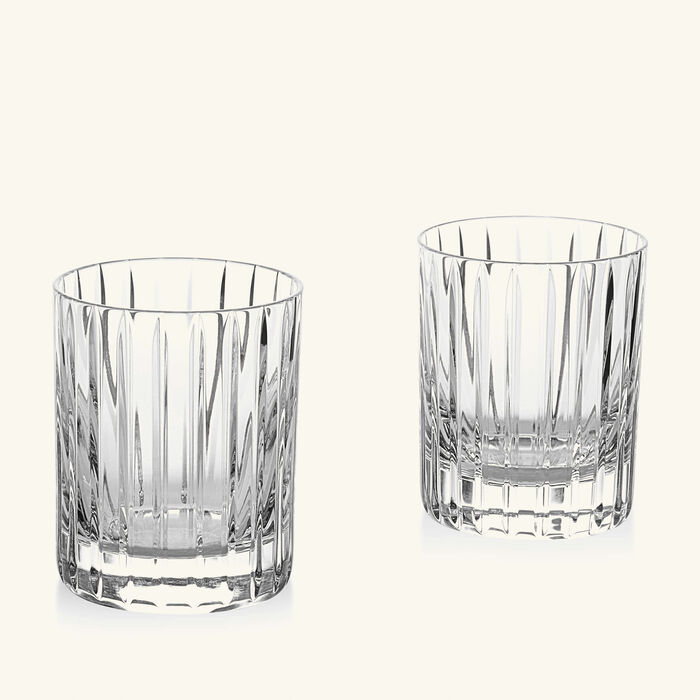 baccarat harmonie drinking glass clear set of 2