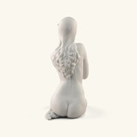 lladro inner peace woman sculpture medium white
