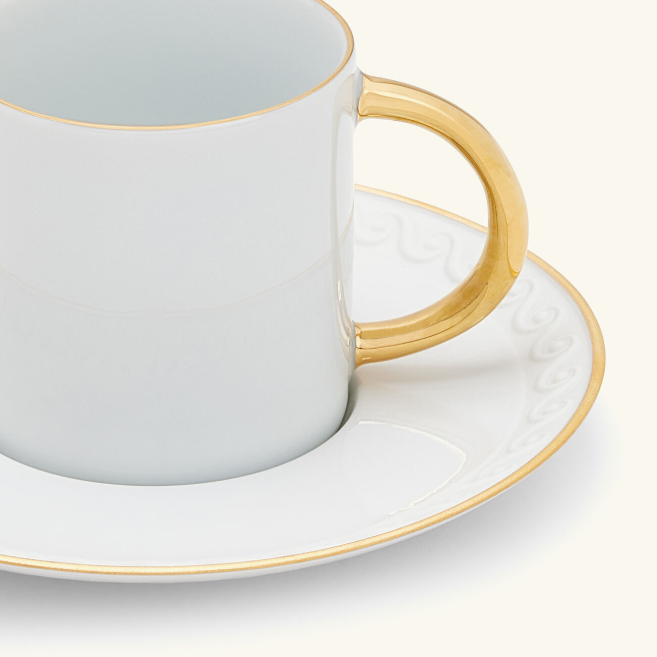 l objet neptune coffee cup saucer white set of 2