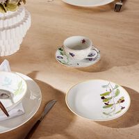 bernardaud jardin indien bread butter plate round green 16cm