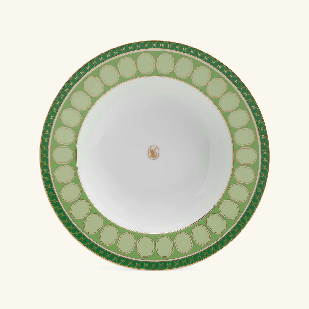 rosenthal signum fern plate round green 24cm