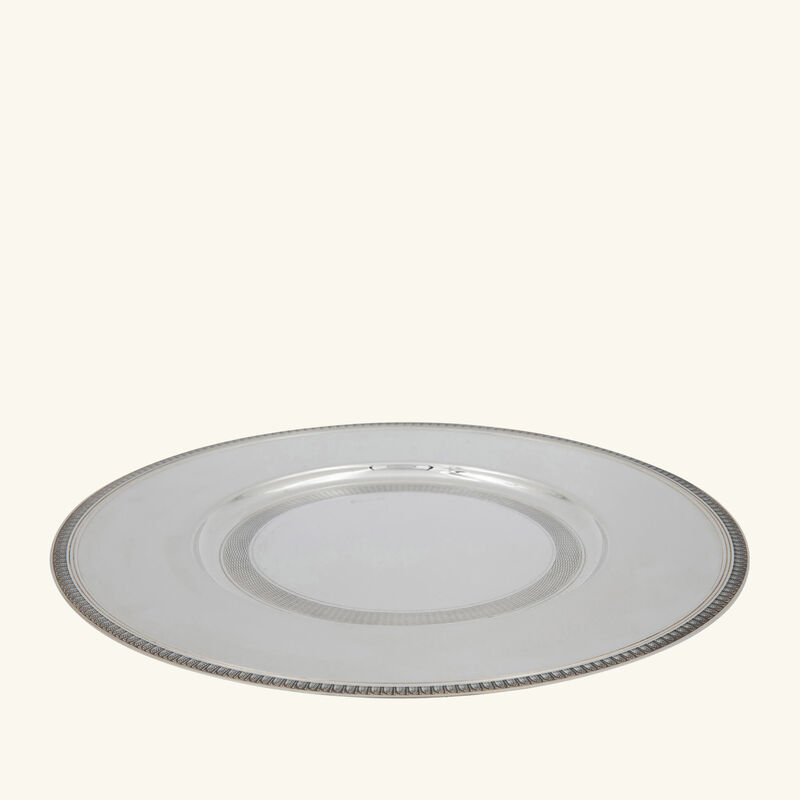 christofle malmaison charger plate round silver plated 33cm