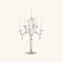 baccarat mille nuits candlelabra clear 5 candles