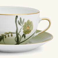 marie daage bouquet de vie cup saucer green