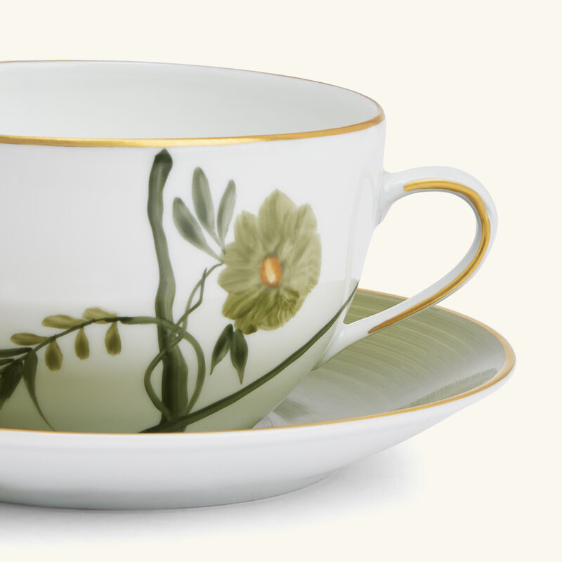 marie daage bouquet de vie cup saucer green