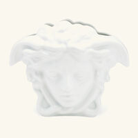 versace medusa grande vase medium white