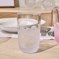 كوب شرب طويل هيروين روزز باللون الشفاف روكل كوب شرب طويل هيروين روزز باللون الشفاف