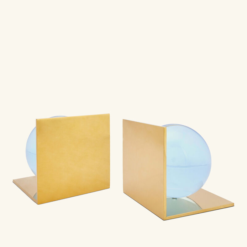 Globo Bookends Blue jonathan adler globo bookends blue