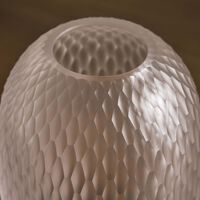 ruckl metamorphosis vase round medium clear