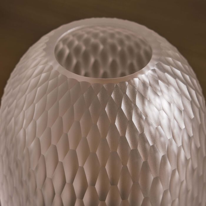 ruckl metamorphosis vase round medium clear