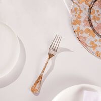 christofle jardin d eden dinner fork gold
