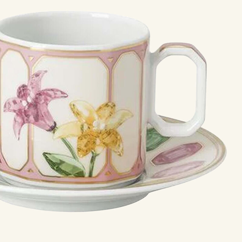 Idyllia Espresso Cup & Saucer Marshmallow rosenthal idyllia espresso cup saucer marshmallow