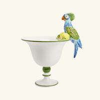 les ottomans ceramic parrot vase small