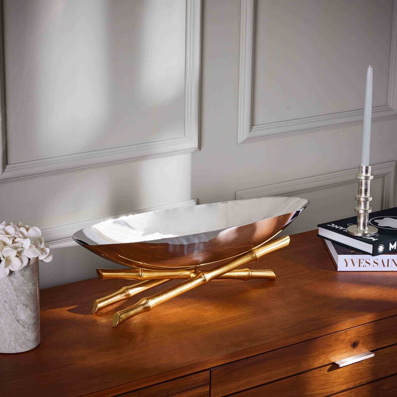 لوبجيه قارب بامبو إيفوكا كبير من الستانلس ستيل